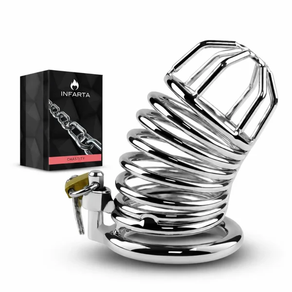 CHASTITY HELIX SHIELD METAL MEDIUM