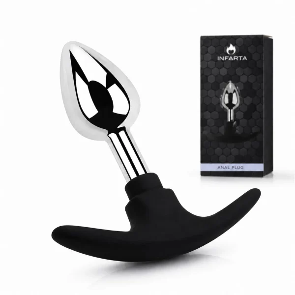 ANAL PLUG SILVERPULSE METAL SMALL