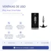 ANAL PLUG SILVERPULSE DOUBLE METAL SMALL