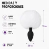 ANAL PLUG BUNNY SILICONE SMALL WHITE