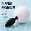 ANAL PLUG BUNNY SILICONE SMALL WHITE