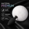 ANAL PLUG BUNNY SILICONE SMALL WHITE