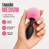 ANAL PLUG BUNNY SILICONE MEDIUM PINK