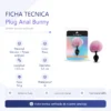 ANAL PLUG BUNNY SILICONE MEDIUM PINK