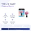 ANAL PLUG BUNNY SILICONE MEDIUM PINK