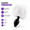ANAL PLUG BUNNY SILICONE LARGE WHITE
