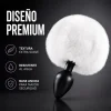 ANAL PLUG BUNNY SILICONE LARGE WHITE