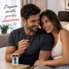 ANAL PLUG GEMMO SILICONE SMALL BLACK PLUG - RED DIAMOND