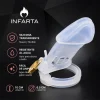 CHASTITY GUARDIAN SENIOR SILICONE LONG TRANSPARENT