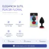 ANAL PLUG FLOWER SILICONE SMALL RED
