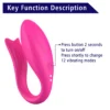 COUPLE VIBRATOR - APP ROSE FUSION
