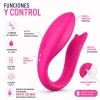 COUPLE VIBRATOR - APP ROSE FUSION