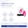 COUPLE VIBRATOR - APP ROSE FUSION