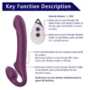 STRAP-ON VIBRATOR QYLON