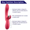 G-SPOT VIBRATOR WITH FLAPPING TICKLER DOUCETAP