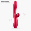 G-SPOT VIBRATOR WITH FLAPPING TICKLER DOUCETAP
