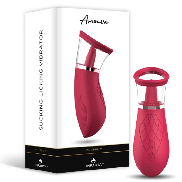 SUCKING LICKING VIBRATOR AMOUVA