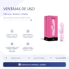 RABBIT VIBRATOR ROSELIX - ¡INFLALO Y DISFRUTÁ LO NUEVO!