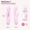 RABBIT VIBRATOR ROSELIX - ¡INFLALO Y DISFRUTÁ LO NUEVO!