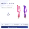DOUBLE DILDO ACCESSORY FOR SEX MACHINE / DRILLME COMPATIBLE
