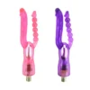 DOUBLE DILDO ACCESSORY FOR SEX MACHINE / DRILLME COMPATIBLE