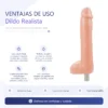 REALISTIC DILDO ACCESSORY FOR SEX MACHINE / DRILLME COMPATIBLE