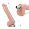 REALISTIC DILDO ACCESSORY FOR SEX MACHINE / DRILLME COMPATIBLE