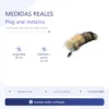 PLUG ANAL METALICO CON COLA ZORRITO MEDIUM 400X32MM