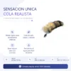 PLUG ANAL METALICO CON COLA ZORRITO MEDIUM 400X32MM