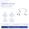 PEZONERAS ABRAZADERAS CON CADENA  BULK