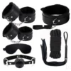 KIT BONDAGE 7 PIEZAS NEGRO