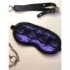 SUAVE ANTIFAZ DE RASO Y PUNTILLAS EN VIOLETA