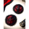 ATRACTIVAS PEZONERAS DE RASO Y PUNTILLAS EN ROJO PASIÓN