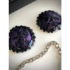 DELICADAS PEZONERAS DE RASO Y PUNTILLAS EN VIOLETA