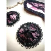 ANTIFAZ DE RASO Y PUNTILLAS EN ROSA