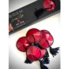 ACHAROLADAS PEZONERAS SEXY RED CON POMPÓN ¡¡NUEVAS!!