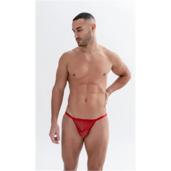 HOMBRE - TANGA COLALESS ABIERTA ENGOMADA
