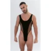 HOMBRE - BODY CAVADO DE MICROFIBRA Y RED