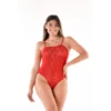 BODY DE ENCAJE ROJO