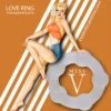 LOVE RING TRANSPARENTE
