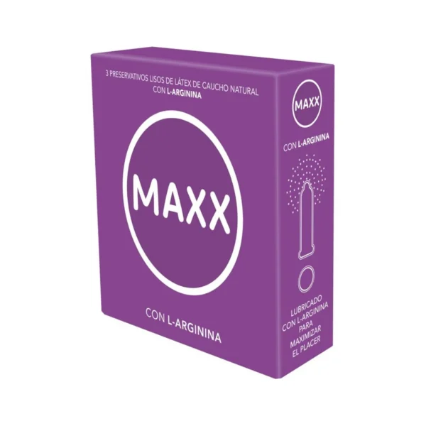 MAXX PRESERVATIVOS L-ARGININA 12X3