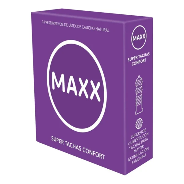 MAXX PRESERVATIVOS SUPER TACHAS CONFORT 12X3