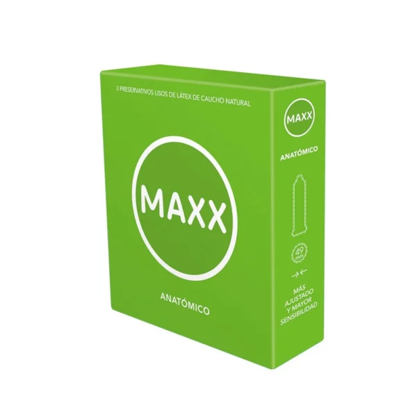 MAXX PRESERVATIVOS ANATOMICO 12X03