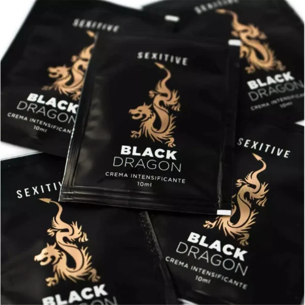 PACK POUCH CREMA INTENSIFICANTE BLACK DRAGON 5 UNIDADES