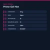 PRIME GEL HOT PLEASURE 22 GRAMOS