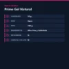 PRIME GEL NATURAL 50 GRA