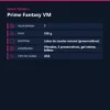 PRIME FANTASY #VM