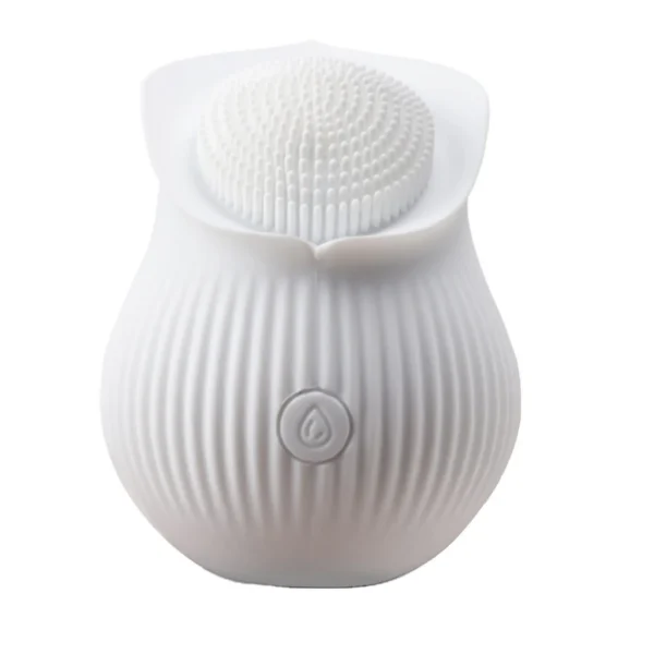VIBRADOR WHITE ROSE ESTIMULADOR CLITORIS USB RECARGABLE 10 FUNCIONES 6CMX7CM