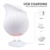VIBRADOR WHITE ROSE ESTIMULADOR CLITORIS USB RECARGABLE 10 FUNCIONES 6CMX7CM