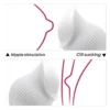 VIBRADOR WHITE ROSE ESTIMULADOR CLITORIS USB RECARGABLE 10 FUNCIONES 6CMX7CM
